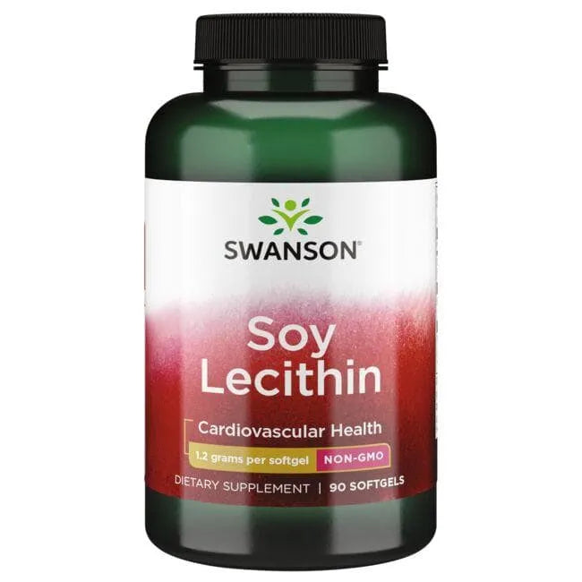 Soy Lecithin Non-GMO - Sojų lecitinas be GMO - 1.2 gr - N90 - Swanson - Papildai