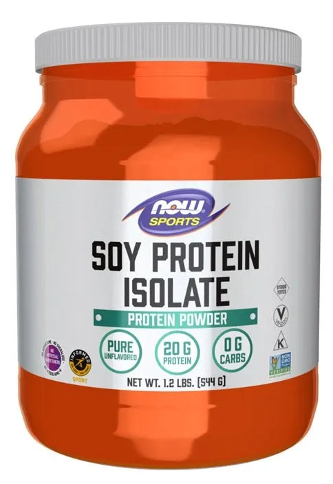 Soy Protein Isolate Unflavored - 544g - NOW Foods - Sporto papildai