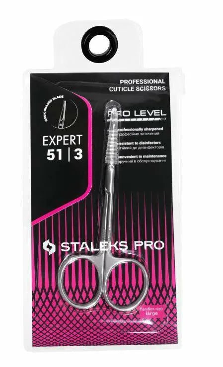 STALEKS Expert Nagų odelių žirklės su kabliu 23mm SE-51/3 - Kosmetika