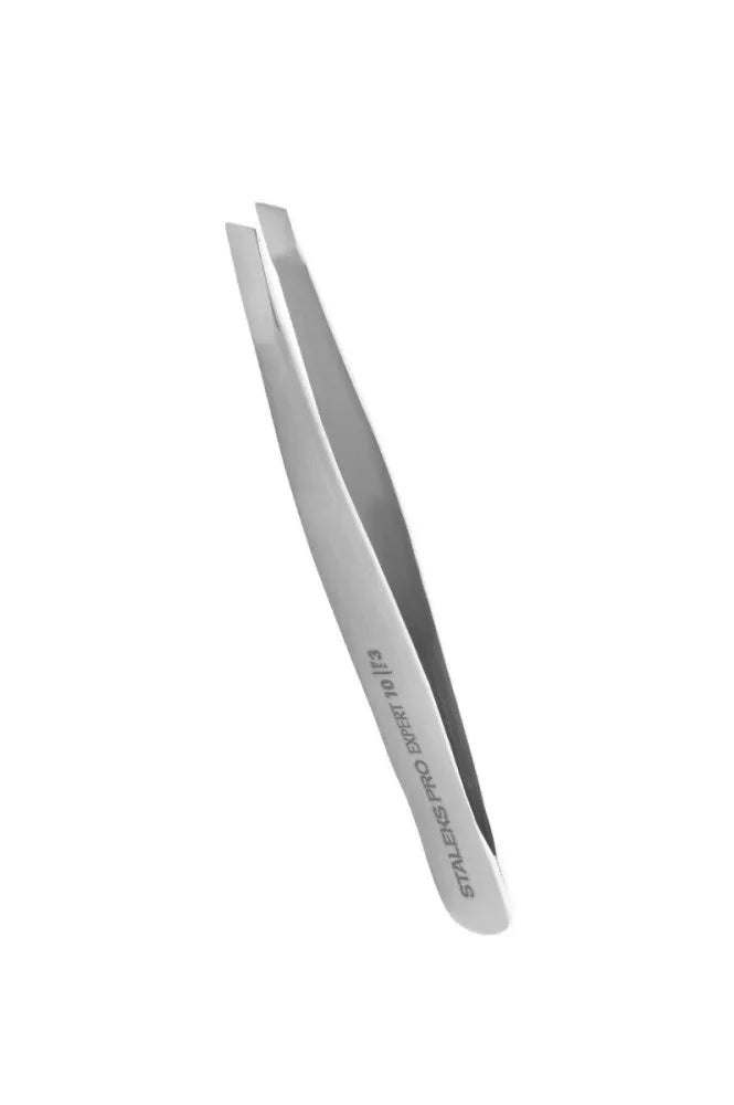 STALEKS Pro Expert Eyebrow tweezers 10 TE-10/3 kampuotos - Medicinos ir slaugos prekės