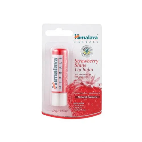 Strawberry Shine Lip Balm - 4.5g - Himalaya - Kosmetika