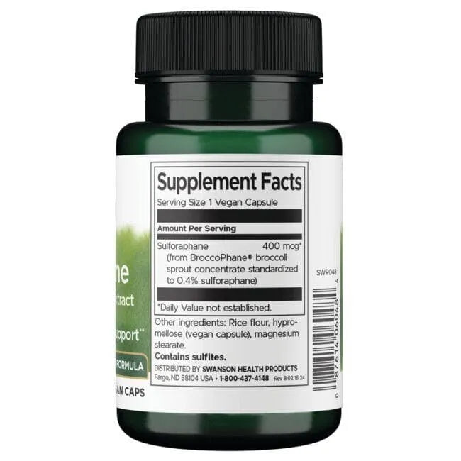 Sulforaphane - 400 mcg - N60 - Swanson - Papildai
