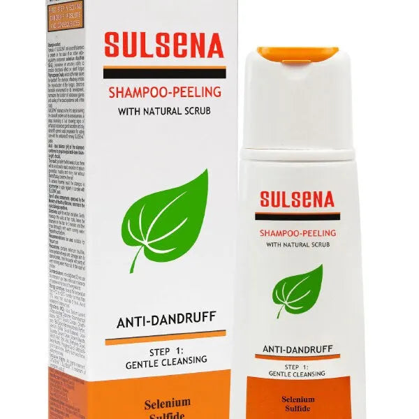 SULSENA Anti-dandruff šampūnas-pilingas su natūraliu pilingu 150ml - Kosmetika