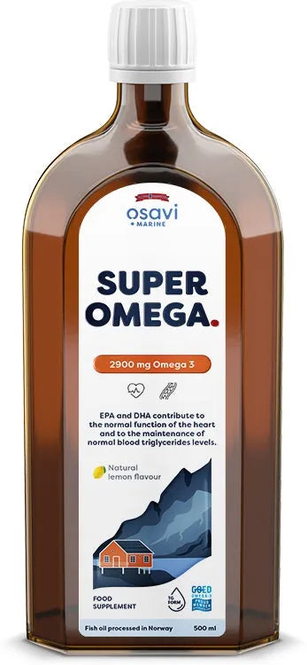 Super Omega 2900mg 3 (Lemon) - 500 ml - Osavi - Papildai