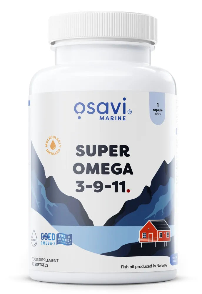 Super Omega 3-9-11 - 90 softgels - Osavi - Papildai