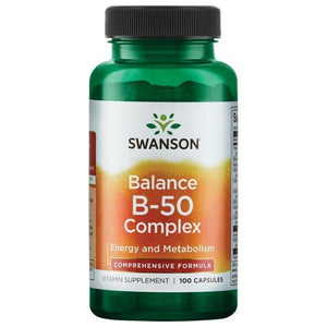 Balance B-50 Complex - 50 mg - N100 - Swanson - Vaistine1.lt