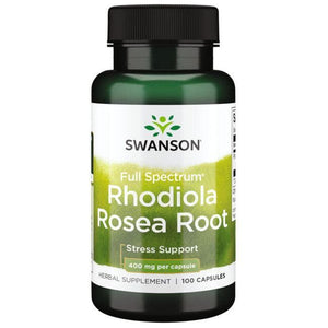 Rhodiola Rosea Root - Stresui mažinti - 400 mg - N100 - Rausvosios rodiolės šaknis - Swanson - Vaistine1.lt