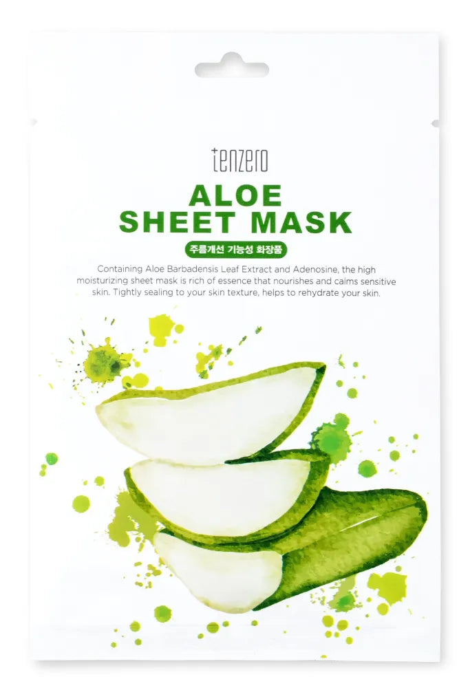 TENZERO Aloe Sheet Mask 25 ml - Kosmetika