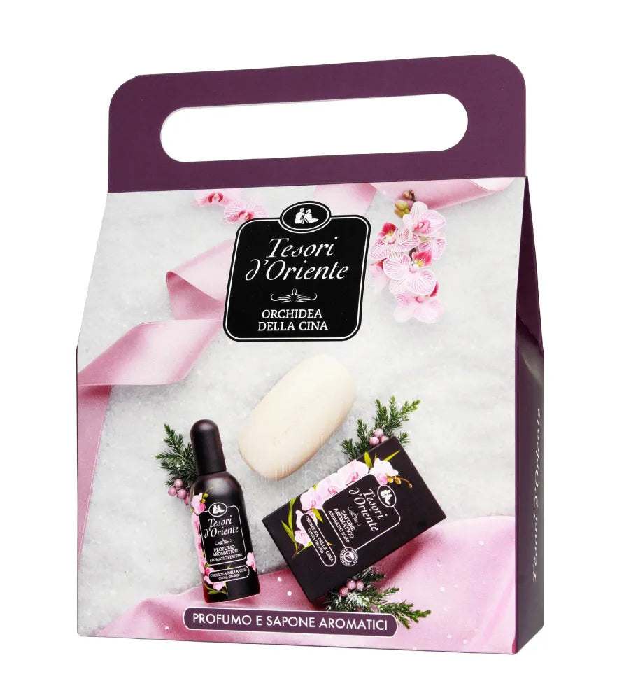TESORI Imperial Orchid Gift Set EDT 100 ml + aromatic soap 125 g - Kosmetika