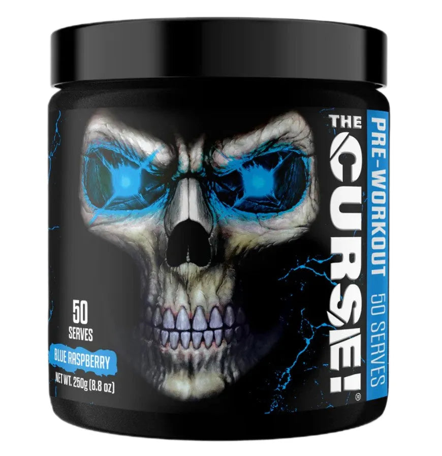 The Curse! Pre-Workout (EU) Blue Raspberry - 250g - JNX Sports - Sporto papildai