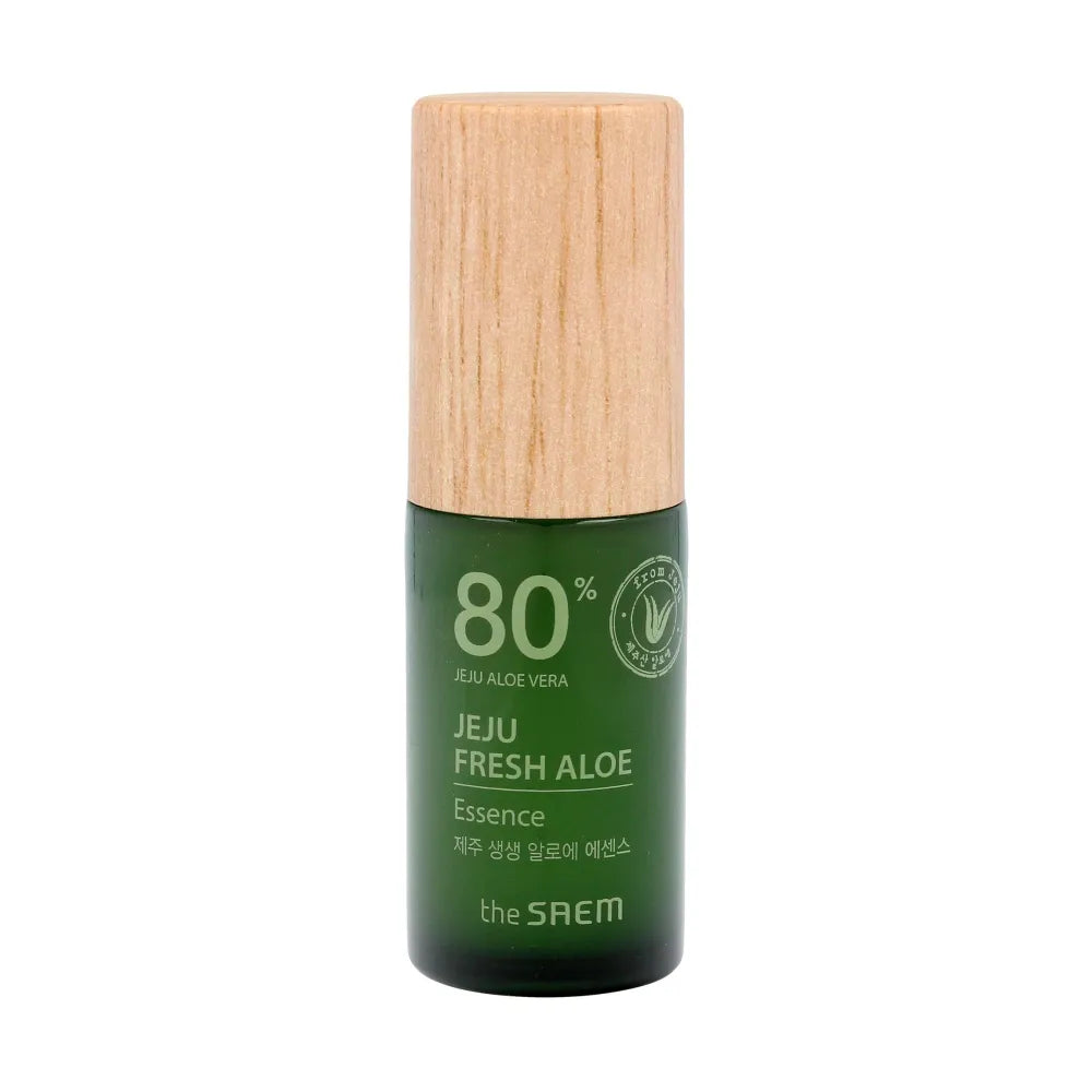 THE SAEM Jeju Fresh Aloe 80% Veido esencija 30 ml - Kosmetika