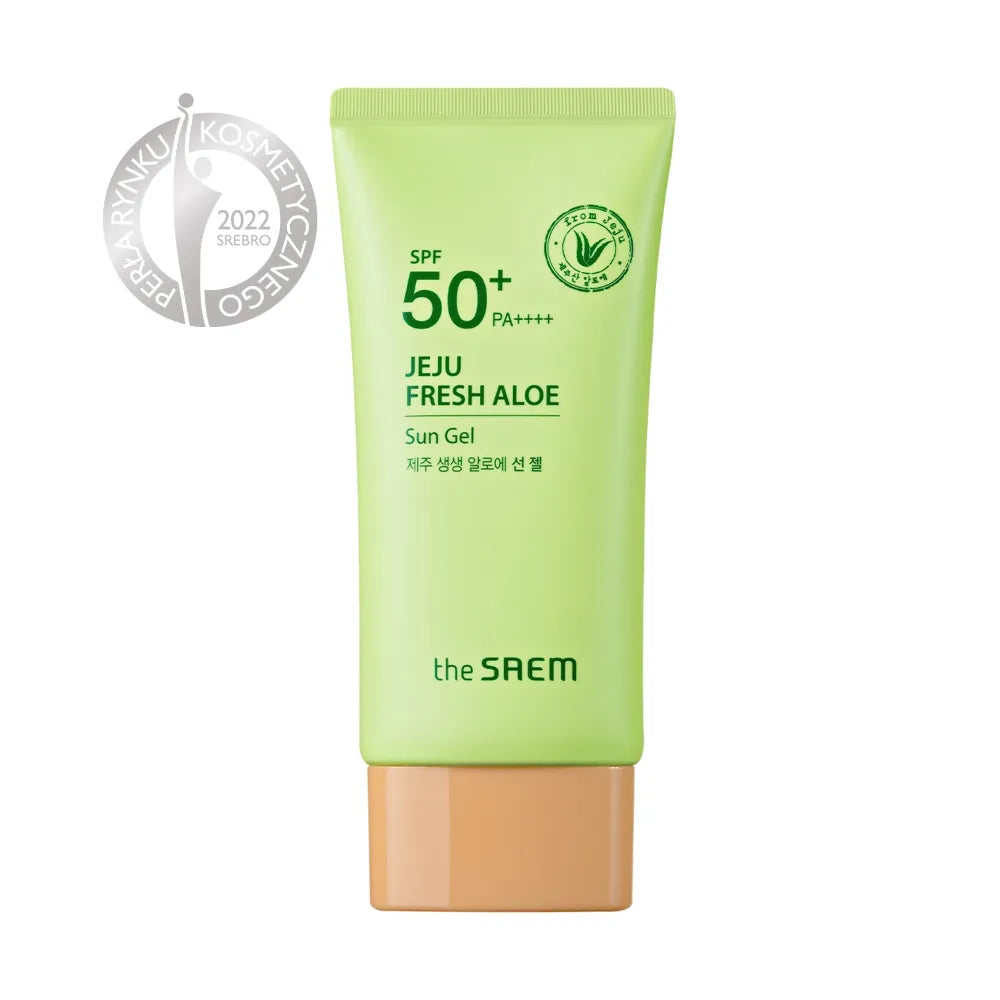 The SAEM Jeju Fresh Aloe Cream-gel saulės kremas SPF50+ 50g - Kosmetika