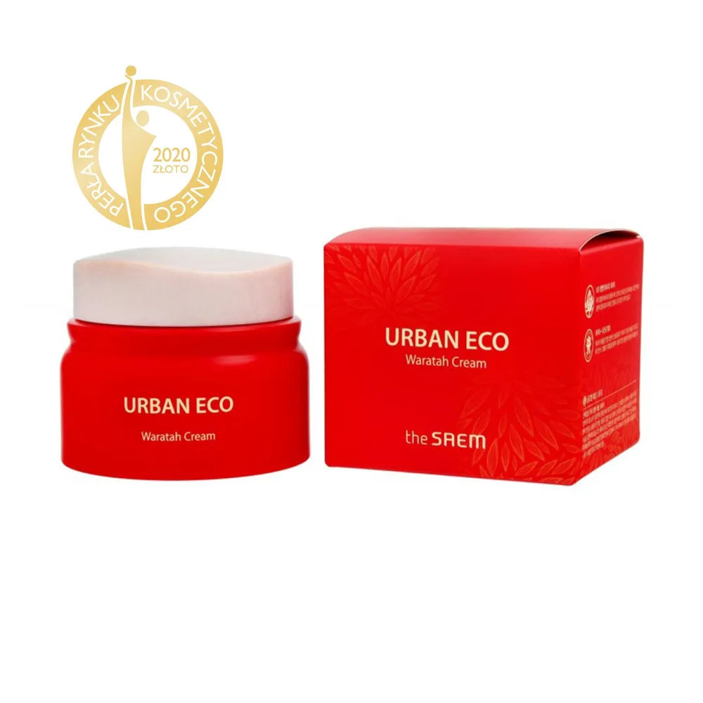 The SAEM Urban Eco Waratah Cream Veido kremas - jautriai ir nuobodžiai odai (09.24) 60ml - Kosmetika