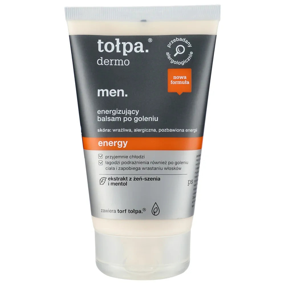 TOŁPA Dermo Men Energizing Aftershave Balm 100 ml energizuojantis po skutimosi balzamas - Kosmetika