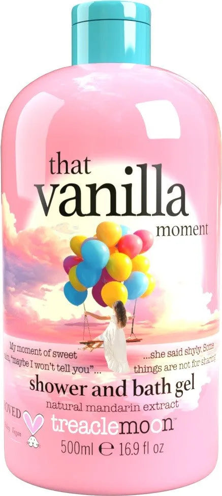 TREACLEMOON Shower Gel and Bath Liquid That Vanilla Moment 500 ml - Kosmetika