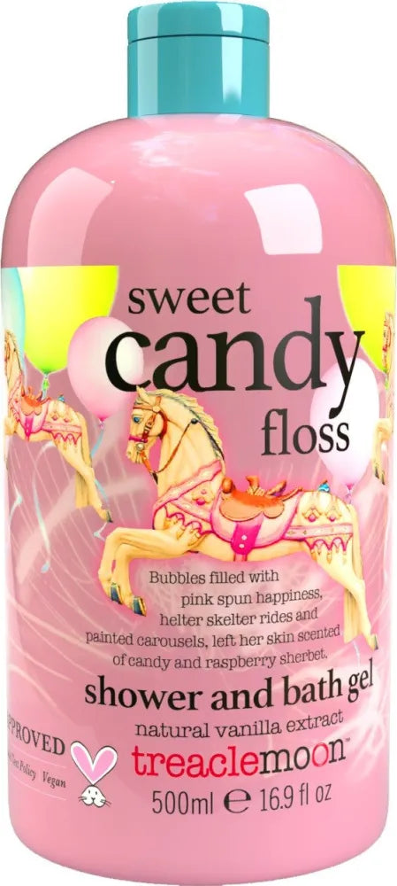 TREACLEMOON Sweet Candy Floss Gel ir vonios skystis 500 ml - Kosmetika