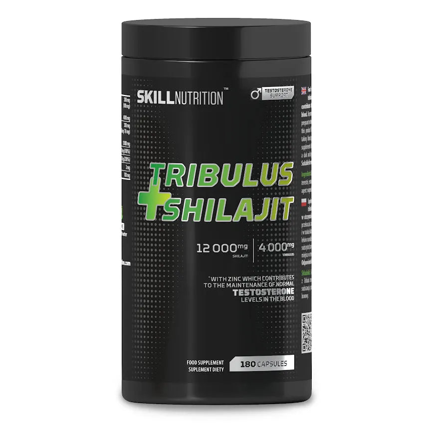 Tribulus + Shilajit - 180 vegan caps - Skill Nutrition - Sporto papildai