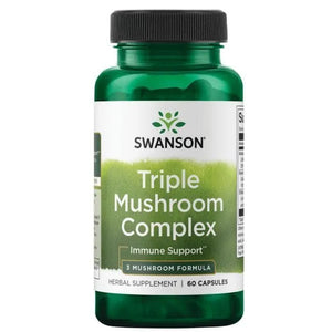 Triple Mushroom Complex - Grybų kompleksas - N60 - Swanson - Papildai