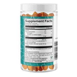 Turmeric with Ginger Gummies - Mango - Guminukai - N60 - Swanson - Papildai