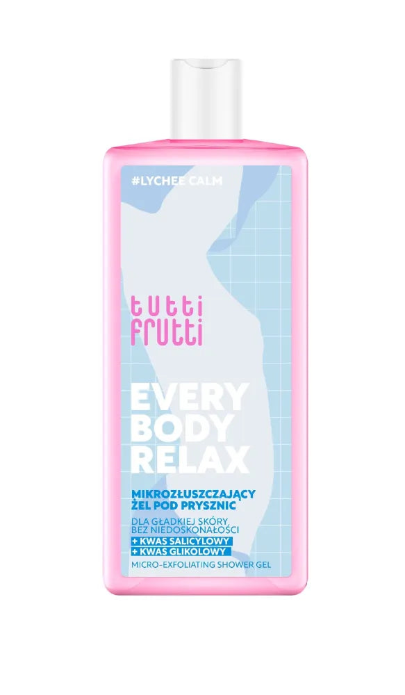 TUTTI FRUTTI Everybody Relax Micro Exfoliating Shower Gel 400 ml - Kosmetika