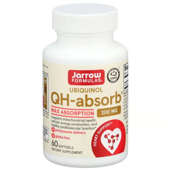 Ubiquinol QH-absorb 200mg - 60 softgels - Jarrow Formulas - Papildai