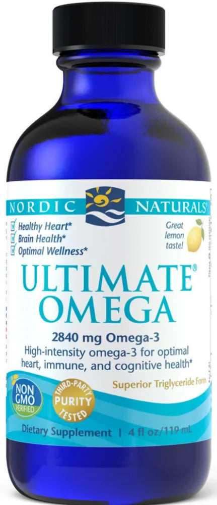 Ultimate Omega 2840mg Lemon - 119 ml - Nordic Naturals - Papildai