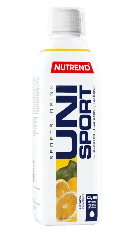 Unisport Lemon - 500 ml - Nutrend - Sporto papildai