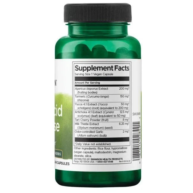 Uric Acid Cleanse - Šlapimo rūgšties valymui - N60 - Swanson - Papildai