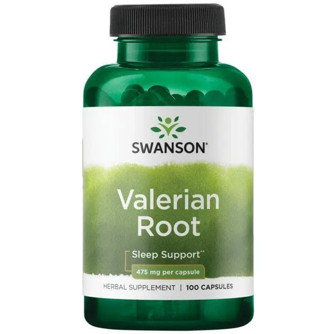 Valerian Root - Valerijono šaknis - Miegui - 475 mg - N100 - Swanson - Papildai