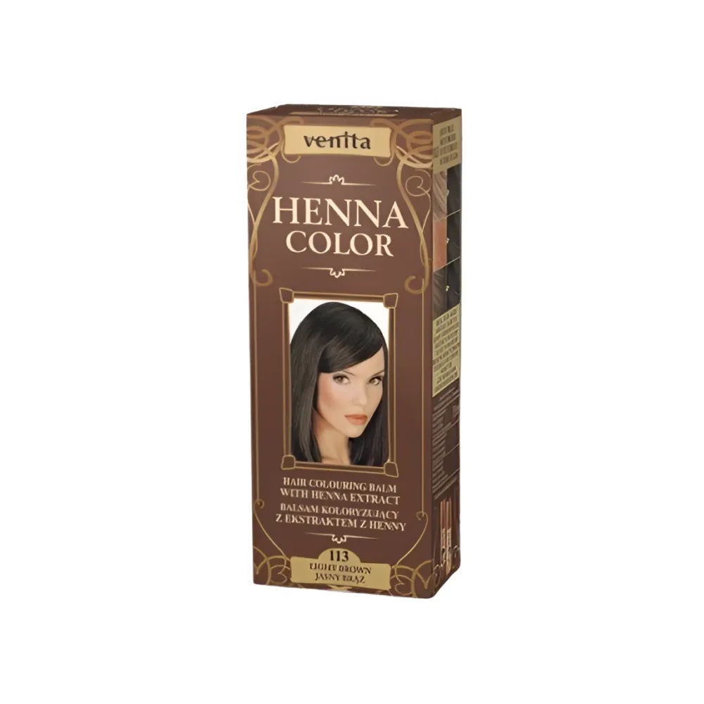 VENITA HENNA COLOR BALSAM NR 113 ŠVIESUS RUDAS NAUJAS - Kosmetika
