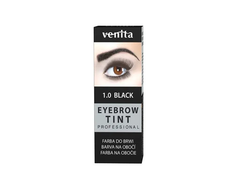 VENITA HENNA FOR EYEBROWS AND EYELASHES JUODA - Kosmetika