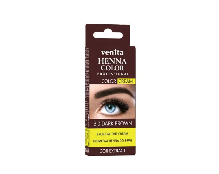 VENITA HENNA KREMAS ANT ANTACIO 3.0 TAMSIAI RUDAS - Kosmetika