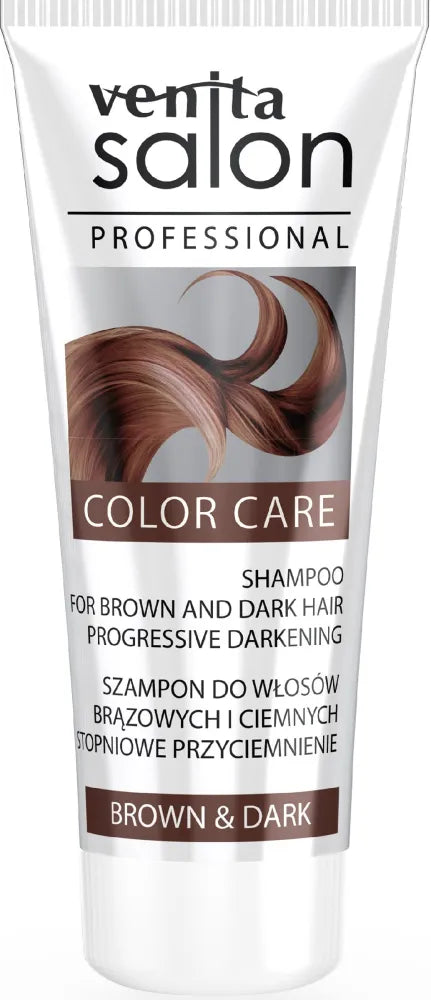 VENITA Salon Professional Color Care šampūnas rudiems ir tamsiems plaukams - palaipsniui tamsinantis 200 ml - Kosmetika