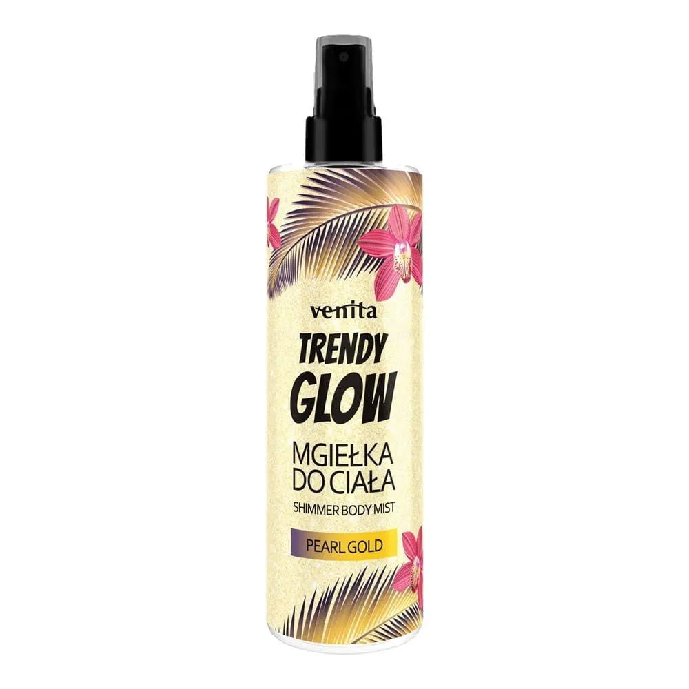 VENITA Trendy Glow Illuminating body mist - Pearl Gold 200 ml - Kūno purškiklis suteikiantis spindesį. - Kosmetika