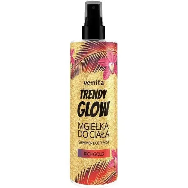 VENITA Trendy Glow Illuminating body mist - Rich Gold 200 ml - Kosmetika