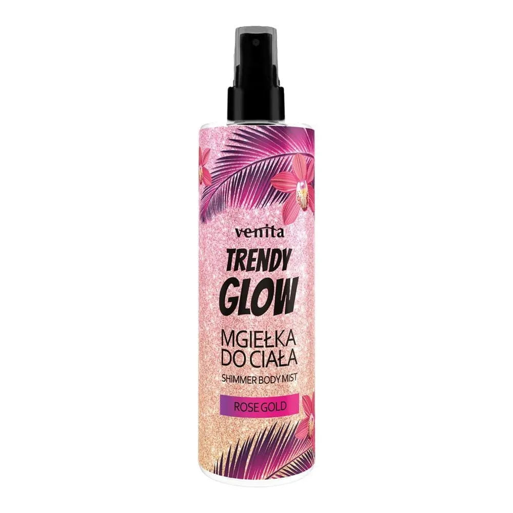 VENITA Trendy Glow Illuminating body mist - Rose Gold 200 ml - Kosmetika