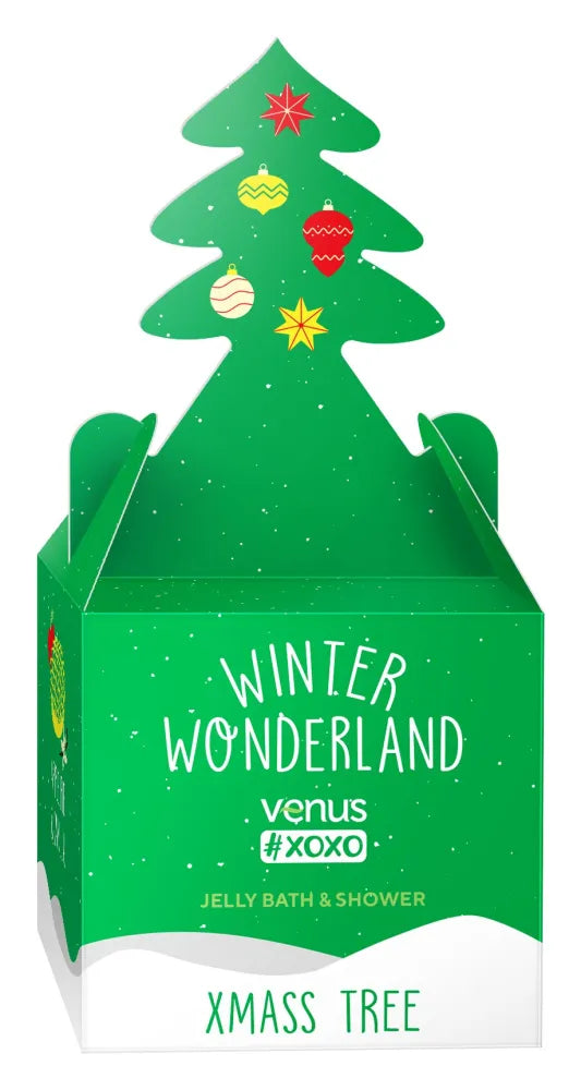 VENUS Xoxo Dovanų rinkinys - Žiemos Stebuklų Šalti Dušai ir Vonios Kalėdų Eglutė - Kosmetika