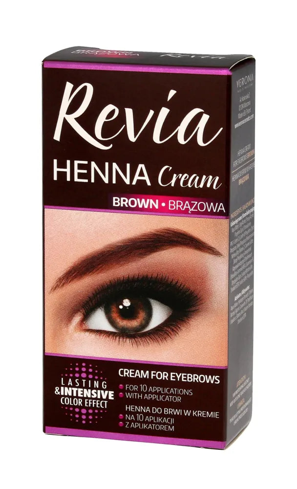 Verona Revia Cream Brow Henna Ruda 15ml - Kosmetika
