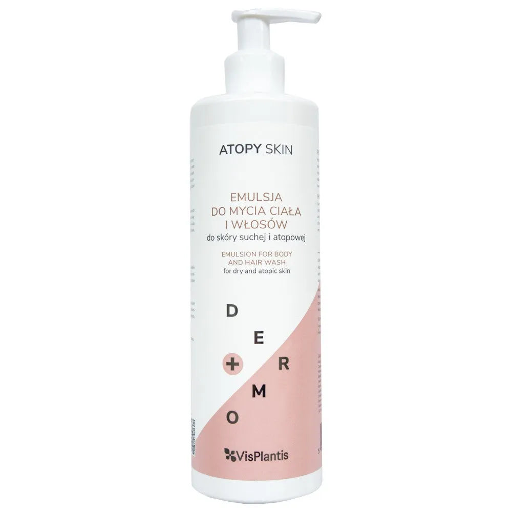 Vis Plantis Atopy Skin Body and Hair Wash Emulsion - sausai ir atopinei odai 400ml - Kosmetika
