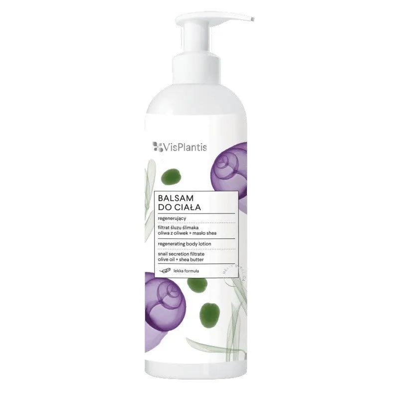 Vis Plantis Helix Vital Care Regeneruojantis kūno losjonas su sraigių gleivėmis 400ml - Kosmetika