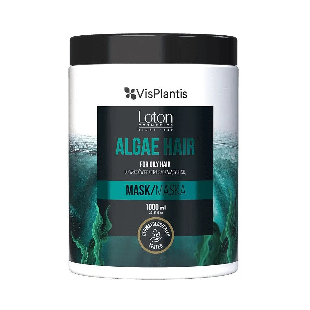 Vis Plantis Loton Maska su dumblių riebalams plaukams - Algae Hair 1000ml - Kosmetika