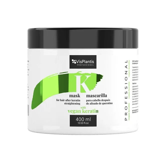 Vis Plantis Professional Hair Mask po keratino tiesinimo - veganiškas keratinas 400ml - Kosmetika