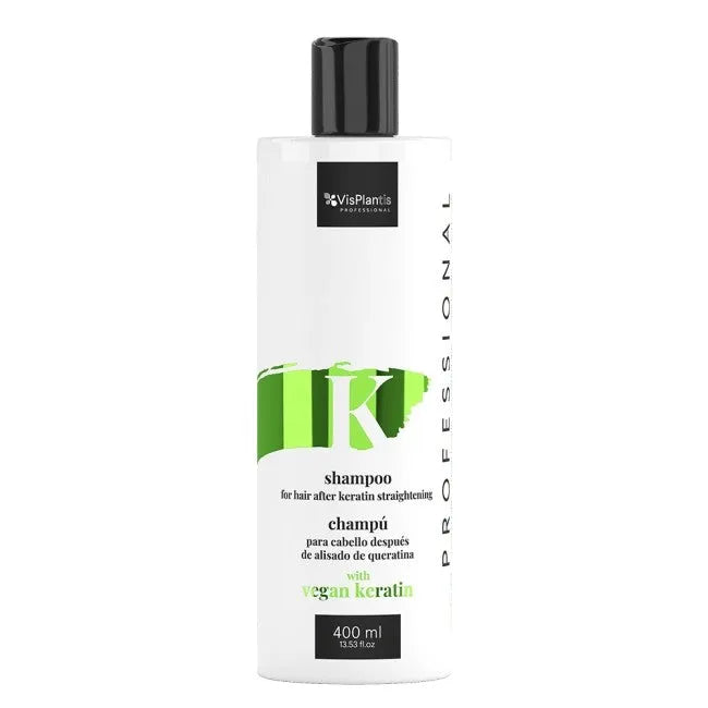 Vis Plantis Professional Hair šampūnas po keratino tiesinimo - Vegan Keratinas 400ml - Kosmetika