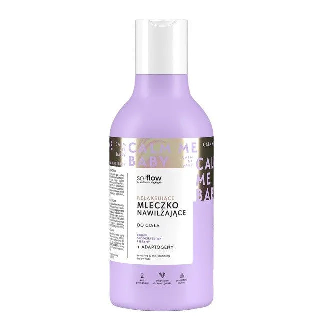 Vis Plantis So!Flow Relaxing Drėkinamasis Kūno Pienas - saldžių slyvų ir juodųjų serbentų kvapas 400ml - Kosmetika