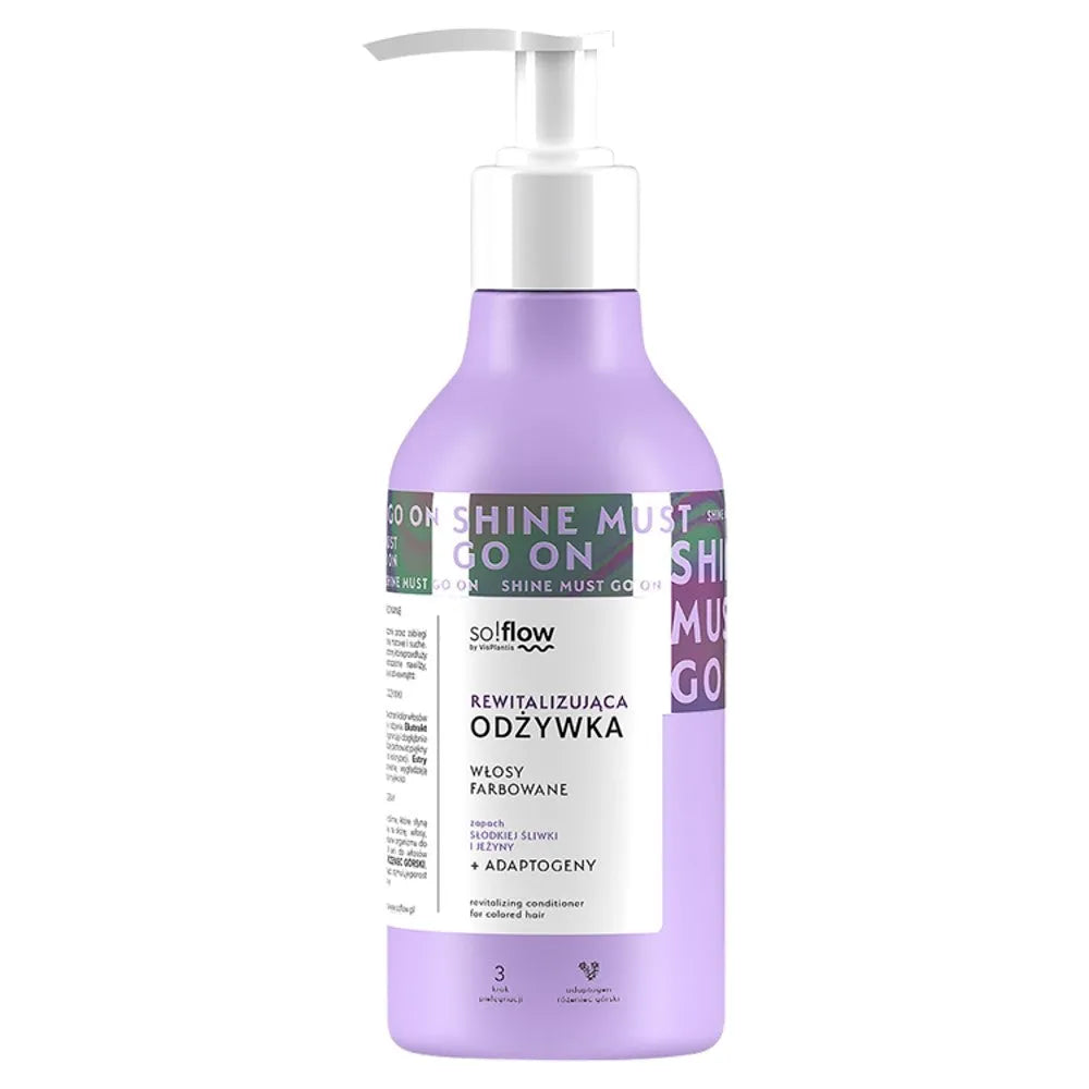 Vis Plantis So!Flow Revitalizuojantis kondicionierius - dažytiems plaukams 400ml - Kosmetika