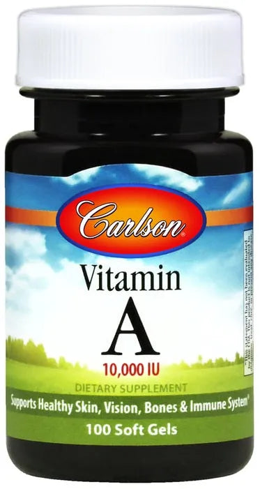 Vitamin A 10 000 IU - 250 softgels - Carlson Labs - Papildai