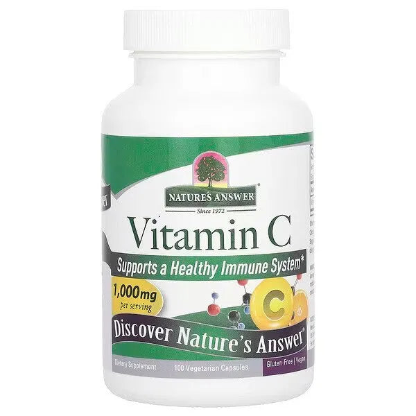 Vitamin C 1000mg - 100 vcaps - Nature’s Answer - Papildai
