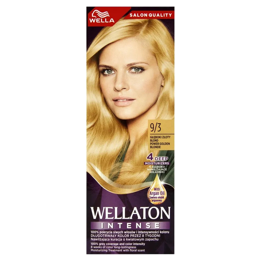 Wella Wellaton Intense Cream intensyviai dažantis nr. 9/3 Giliai auksinis šviesus - 1op. - Kosmetika