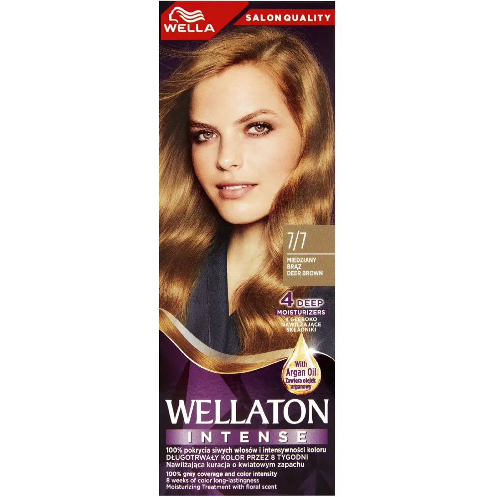 WELLA Wellaton Intense plaukų dažai 7/7 - vario rudas 1op. - Kosmetika