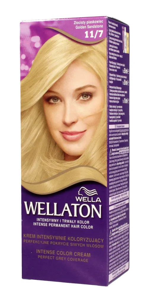 Wella Wellaton Intensyviai dažanti kremas Nr. 11/7 Auksinė smiltelė 1 vnt. - Kosmetika